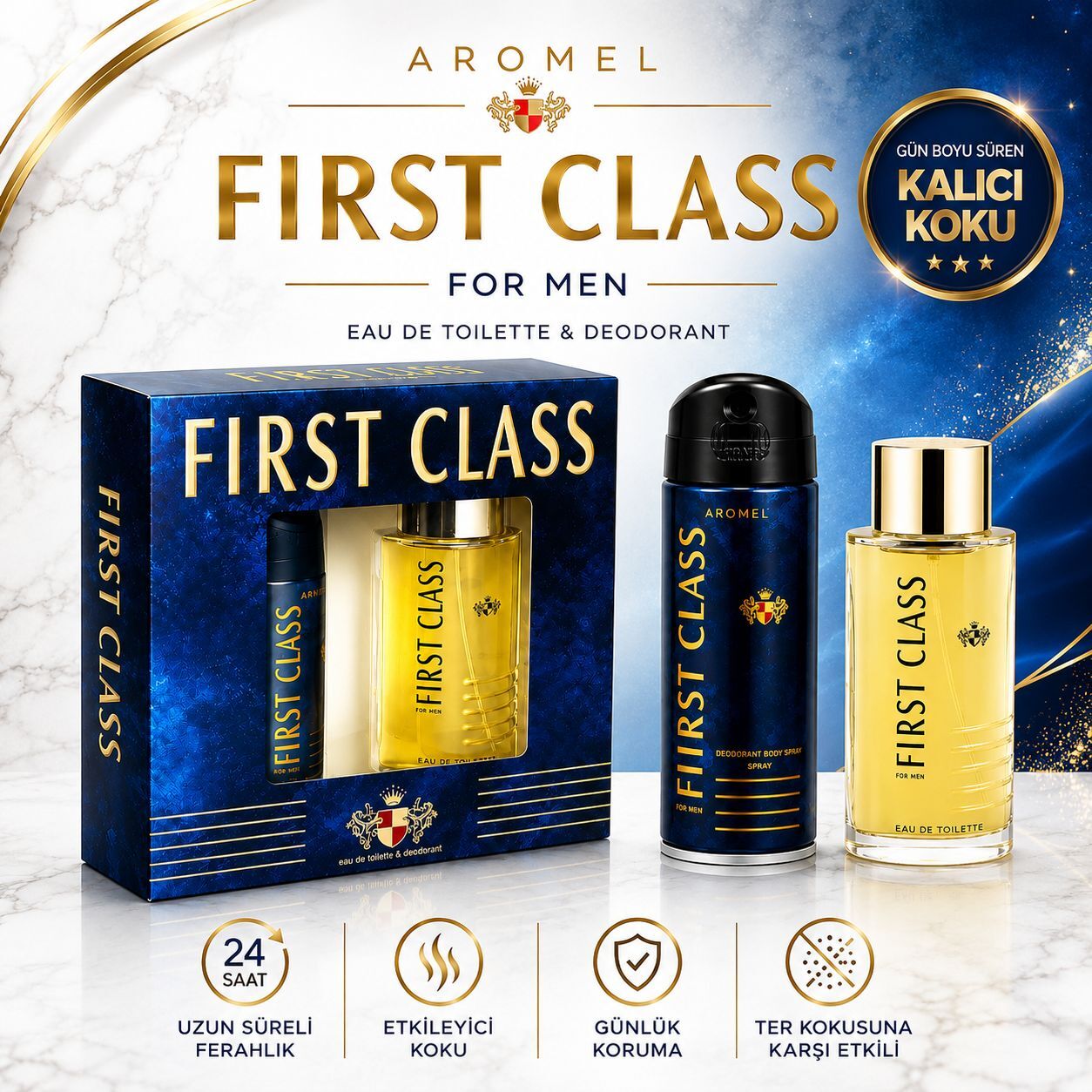 First Class Edt Parfüm 100ml Deodorant 150ml