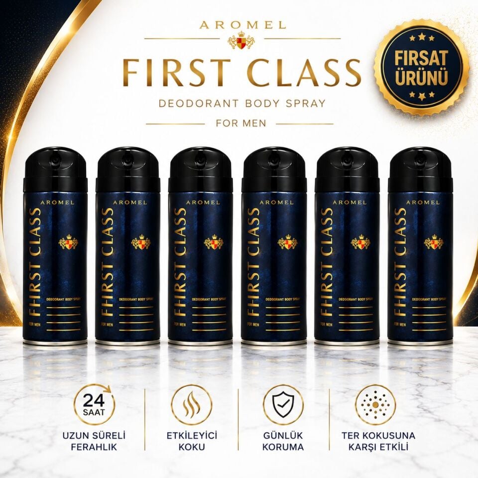First Class Deodorant 150 ml X 6 Adet